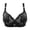 Black, variant on IROINNID Women's Push-Up Bras Solid Full Coverage Comfortable Lace Sexy Breathable Underwear No Rims Underwear