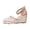 Pink, variant on Women‘s Closed Toe Platform Wedge Sandals, Hollow Out Casual Summer Shoes with Adjustable Buckle Strap, Lightweight Comfortable Walking Sandals, Wide Width Available, Multiple Colors