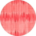 thumbnail image 1 of Ahgly Company Indoor Round Abstract Red Contemporary Area Rugs, 5' Round, 1 of 4