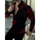thumbnail image 1 of 2024 nueva camisa social de lujo para hombres, camisa con botones de solapa, estampado casual, manga larga, cárdigan de fiesta para hombres, top de calle, 1 of 6
