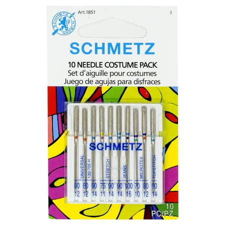 UPC: 0036346318516 | Schmetz Needle Costume Pack Assorted Sizes 10 Pc