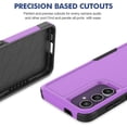 thumbnail image 4 of for Samsung Galaxy A16 5G/4G Back Case, Luxury Ultra Slim PC + TPU Double-Layer Anti-Fall Shockproof Drop Protective Lightweight 2 In 1 Phone Case Cover for Samsung Galaxy A16 5G/4G, Purple, 4 of 5