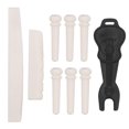 thumbnail image 2 of Folk Guitar Bridge Pin Kit Bone Saddle Nut + Nail Puller Musical Instrument Accessories, 2 of 8