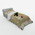 thumbnail image 3 of Ambesonne Dragonfly Bedding Set 4 Pcs, Botanical Growth, Queen, Multicolor, 3 of 3