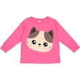 thumbnail image 3 of Inktastic Cute Cat, Little Cat, Kitten, Kitty, Cute Animal Boys or Girls Long Sleeve Toddler T-Shirt, 3 of 5
