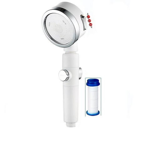 Tatum88 Shower Head, Pressurized Shower, Hand-held Shower Head (white ...