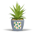 thumbnail image 1 of Merry mas Tree Green Illustration Fake Pineapple Flower Pot Vase Mini Decor, 1 of 3