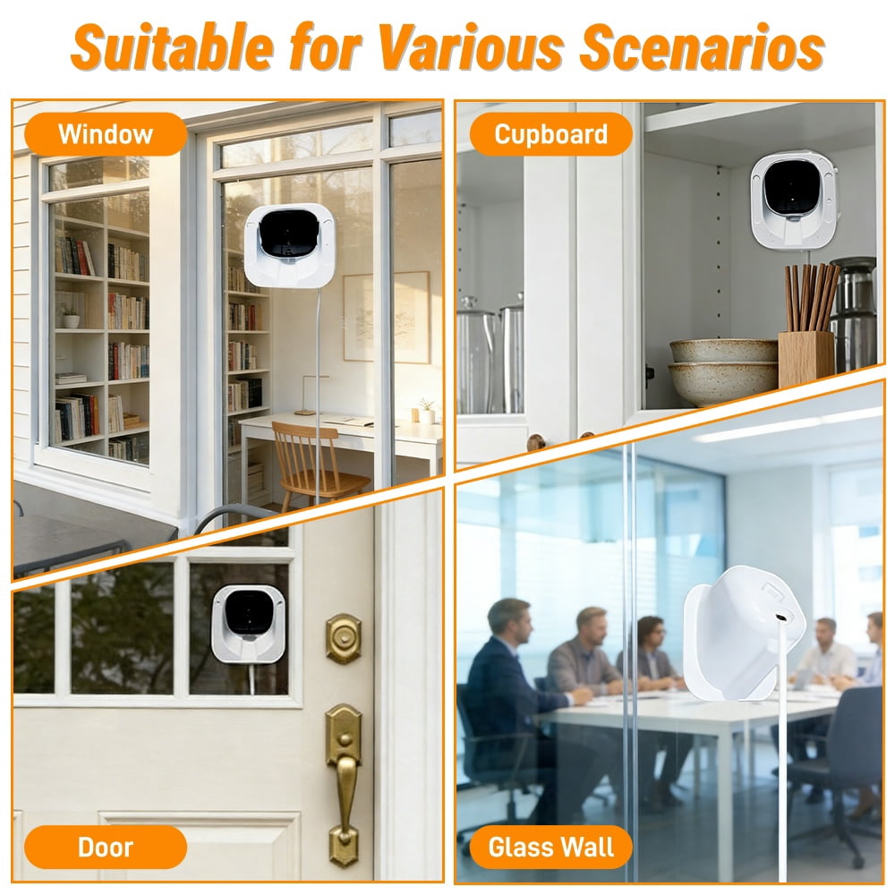 1080P HD Mini WiFi Security Camera Indoor, Wireless Baby Monitor for Phone App (No Screen), Portable Travel Nanny Cam with Full Color Night Vision, 2-Way Audio, Motion Detection for Pet/Elderly.