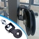 thumbnail image 4 of Repuesto de polea fija para rack de sentadillas de gimnasio, rueda giratoria para ejercicios de dominadas (LAT), compatible con orificios de 26 mm de, 4 of 9