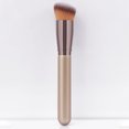 thumbnail image 1 of 1/4/10/14 Juego de 10 brochas de maquillaje color champán con bolsa, 1 of 4