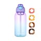 thumbnail image 2 of La mejor opción de regalo! Botella de agua deportiva de aire última intervensión de BPA, botella de agua de 1000 ml con 4 cápsulas de sa B, 2 of 8