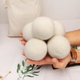 thumbnail image 5 of Bolas de lana para secadora, paquete de 6, suavizante de telas natural de primera calidad, galardonado, bolas de lana que reemplazan las hojas para secadora ER, 5 of 5