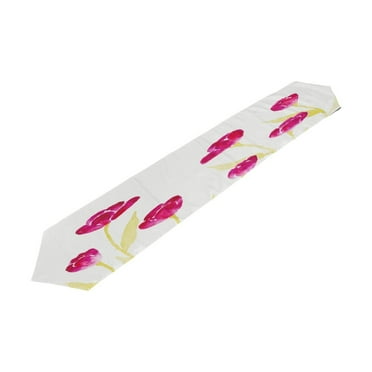 POPCreation Tulips Table Runner Table Top Decoration Home Decor 13x90 inches