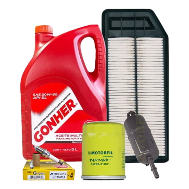 Kit De Afinacion Honda Accord 2.4l 03-07 Cbujas Platino