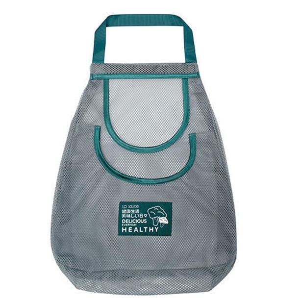 Bolsas de comestibles organizador de cocina portátil para ajo patatas cebolla (doble capa)