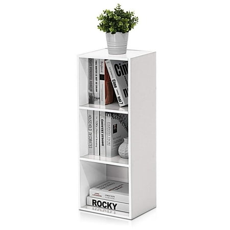 Open Back Bookshelves Hilitand 3/4-Shelf Cube Storage Bookcases & Bookshelves Furniture Adjustable Book Storage & Organizer ()