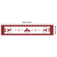 thumbnail image 1 of 1 Uds. Bandera de mesa, decoración navideña, creativa, Papá Noel, muñeco de nieve, impresión, bandera de mesa, fiesta de Navidad, banquete, decoración, suministro, 1 of 3
