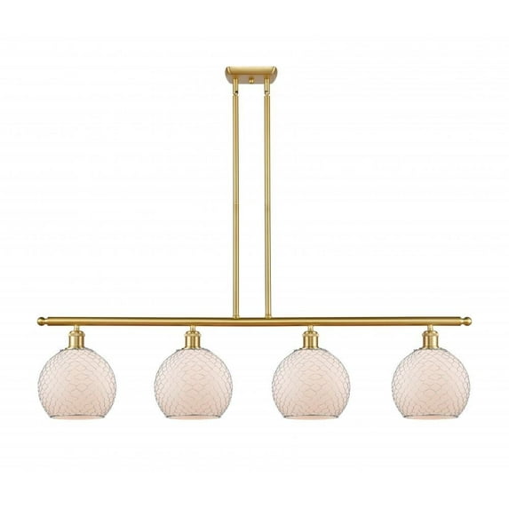 Innovations Lighting - Farmhouse Chicken Wire-14W 4 LED Island in Industrial