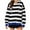 Black, variant on VISALY Hoodies Pullover Ribbed Long Sleeve Tops Oversized Hoodies Striped Plus Size Long Sleeve Sweaters Pullover Fall Clothes with Pocket Dressy Sweaters Lightweight Pullover Tunic Sweatshirt Beige L