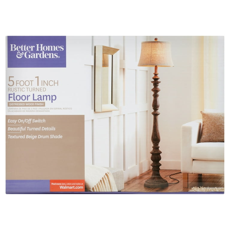 Better Homes and Gardens Rustic Floor Lamp