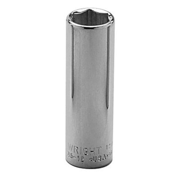 3/8" Dr. Deep Sockets, 3/8 in Drive, 10 mm, 6 Points