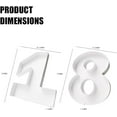 thumbnail image 3 of Fillable Cardboard Tray Number Paper Mache Box for Charcuterie, Chocolate, Candy, 10 inches, Party Decorations (18 Shape), 3 of 10