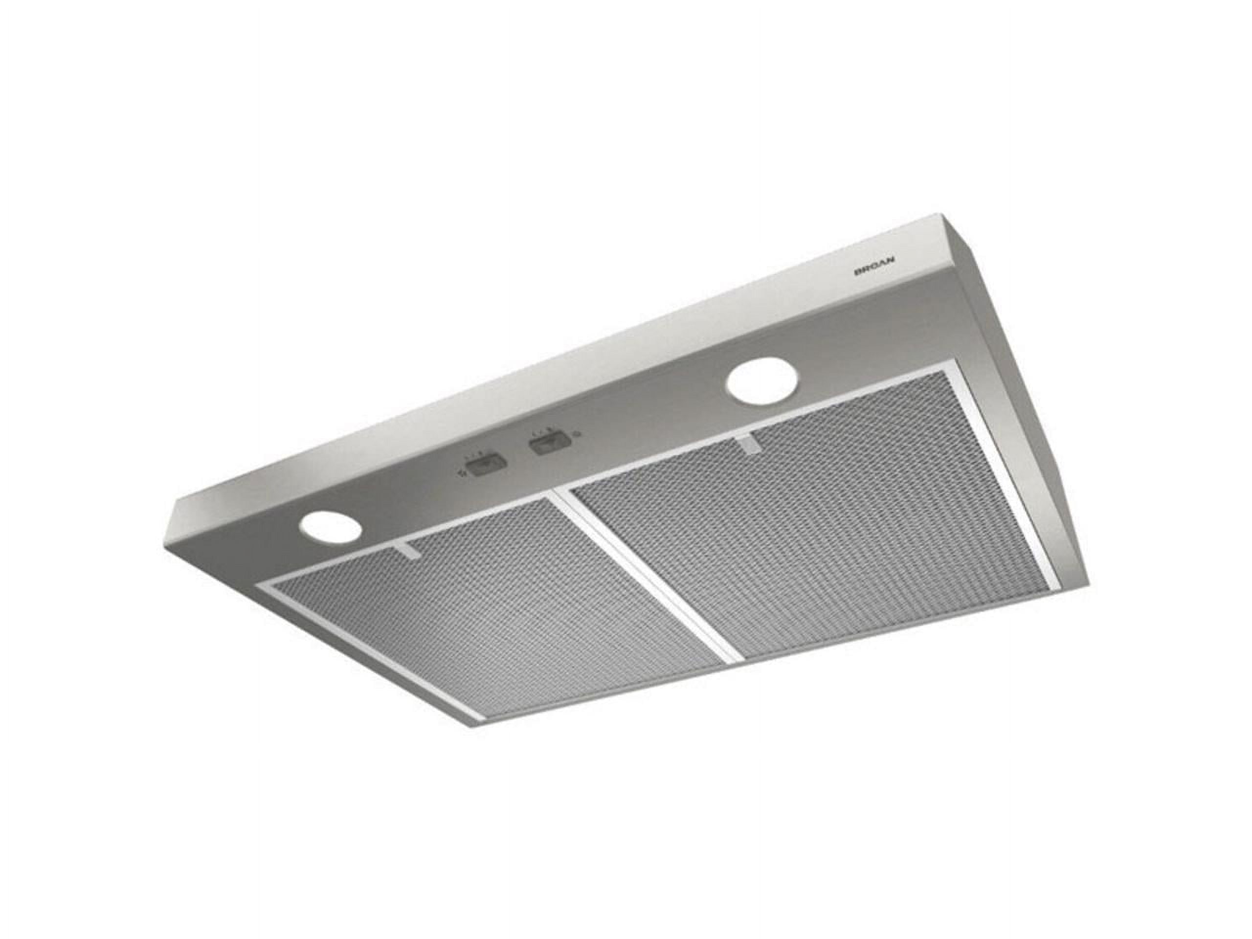 AHSA130WW **DISCONTINUED** NuTone® 30-Inch Convertible Under-Cabinet Range  Hood, 250 CFM, White