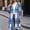 Light Blue, variant on Women's Casual Long Sleeve Hooded Zip Up Blouse Coat with Pockets | Soft Polyester Blend Cardigan Jacket for Spring and Winter Outfits, Everyday Errands, Weekend Getaways