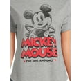 thumbnail image 4 of Disney Women's Mickey Mouse Sketch Short Sleeve Graphic Tee, 4 of 5
