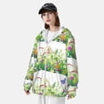 thumbnail image 3 of Kdxio Plants and Insects Print Women Men Sun Protection UPF 50+ Jackets Zip Up Long Sleeve Hoodie Hiking Lightweight with Pockets, 3 of 7