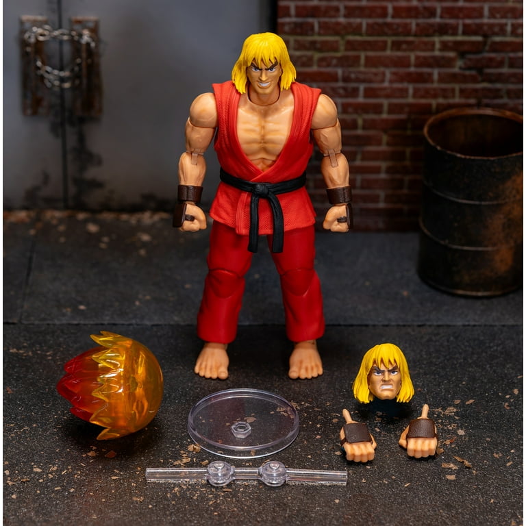 Jada Ultra Street Fighter II Ken Action Figure, 1:12 Scale, 6-Inch