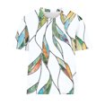 thumbnail image 4 of Fiudx Ropa de Mujer Camiseta Estampada Informal y de Moda para Mujer con Cuello Redondo y Top de Manga Corta, 4 of 4