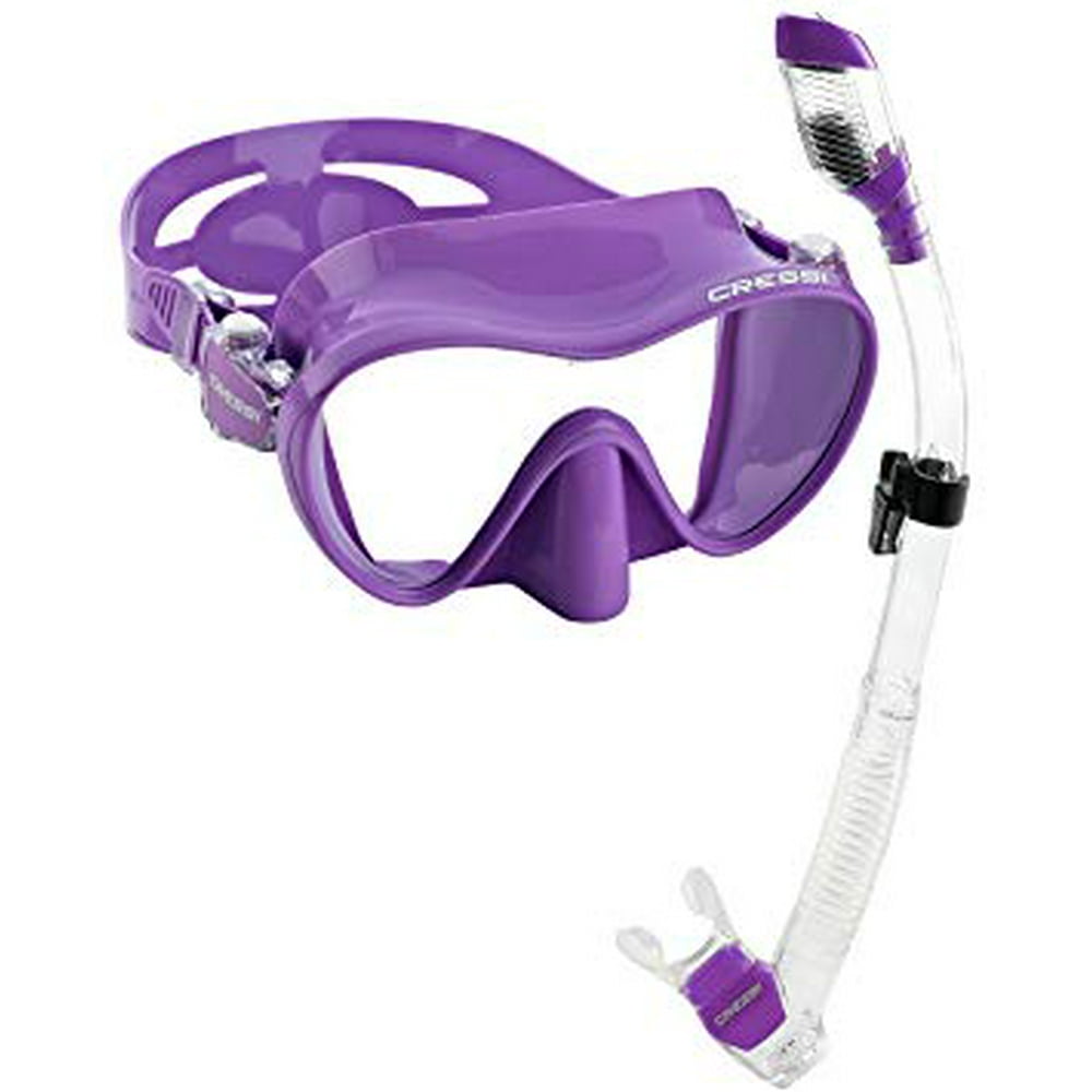 Cressi Scuba Diving Snorkeling Freediving Mask Snorkel Set Walmart