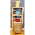 thumbnail image 4 of Eccostyle Solid Bamboo Spa or Bath Storage Tower Cabinet - Natural, 4 of 6