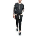 thumbnail image 5 of Men's G Track Suits 2 Piece Sweatsuit Set ST575 - Black - 5X-Large, 5 of 6