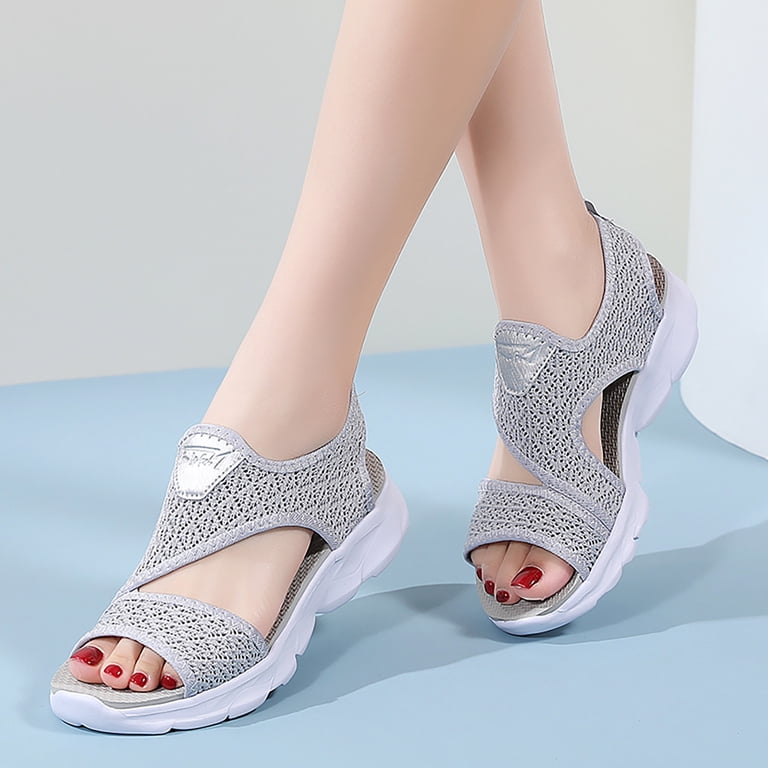 Open Toe Wide Width Sport Sandals WNVMWI Sandals Women Wide Width