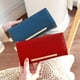 thumbnail image 2 of Cartera Monedero Larga De Cuero Lujo Dama Billetera Elegante rojo, 2 of 4