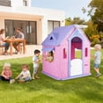 thumbnail image 1 of AKDSteel Kids Outdoor Playhouse With Mailbox, Windows, And Half Door, Charming Playhouse For Backyard Fun And Imaginative Play, 1 of 7