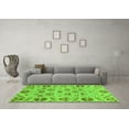 thumbnail image 3 of Ahgly Company Indoor Rectangle Abstract Green Modern Area Rugs, 6' x 9', 3 of 4