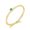 Green, variant on Womens Fashion Rings Copper Inlaid Zircon Geometric Design Elegant Simple Rings for Women