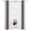 Black, variant on Black White Stripe, Semi Sheer Window Curtains 96 Inches Long, Abstract Geometric Rod Pocket Voile Silky Chiffon Curtain Light Filtering Drapes for Living Room, Kitchen, Bedroom, 52"x96", 2 Panels