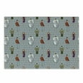 thumbnail image 1 of Retro Cutting Board, Flapper Girls 20s Style Pattern Retro Women's Fashion Party Theme Floral Background, Decorative Tempered Glass Cutting and Serving Board, Small Size, Multicolor, by Ambesonne, 1 of 1