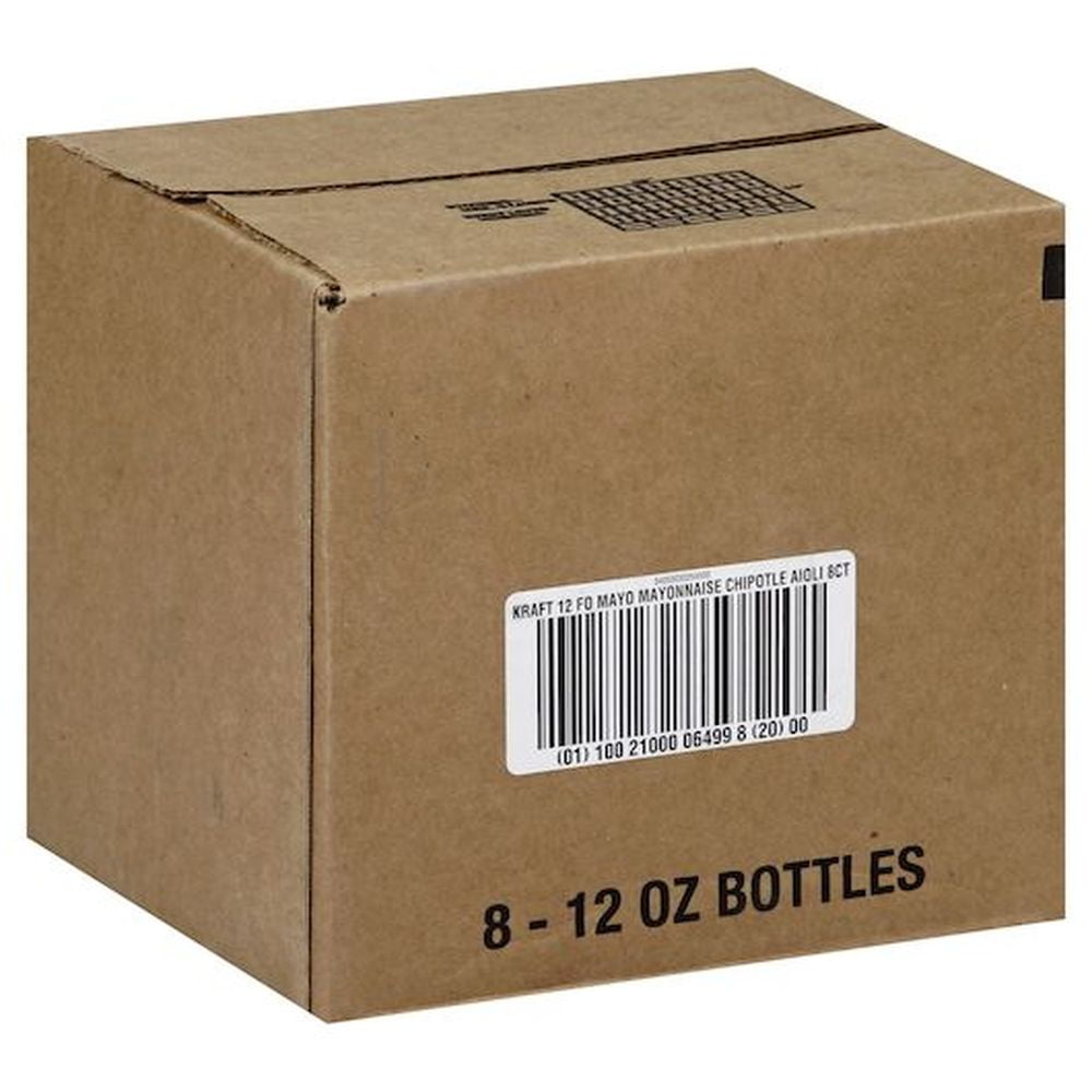Kraft Chipotle Aioli Mayonnaise, 12 Fluid Ounce -- 8 per Case.