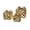 BrownB, variant on Christmas Gift Box Decor, Stacked Present Display, Coordinated Wrapped Box Arrangement for Entryway Displays and Christmas Tree Bases, Textured Metal Construction for Store Windows