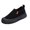 Black, variant on EKVAHL Women's Winter Thick Sole Fleece-Lined Snow Boots, Comfortable Slip-On Non-Slip Soft Sole Loafers , Warm & Cozy for Cold Weather