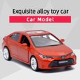 thumbnail image 2 of Toyota Corolla Hybrid Car Alloy Diecast Car Model Toy With Pull Back /For Children Gifts /Educational Toy Collection Orang (Box), 2 of 6