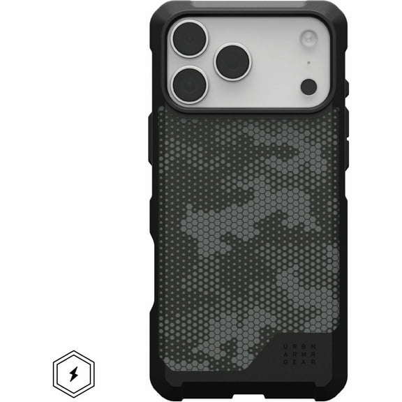 UAG iPhone 17 Pro Max Case Metropolis LT - Compatible with MagSafe Military Grade Protective Cover, Micro Hex Camo Graphite