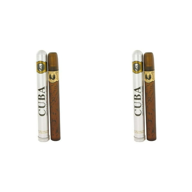 Perfume Cuba Gold Eau De Toilette, 35 ml, para hombre, paquete de 2