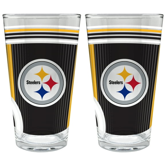 Pittsburgh Steelers Two-Piece 16oz. Pint Glass Set