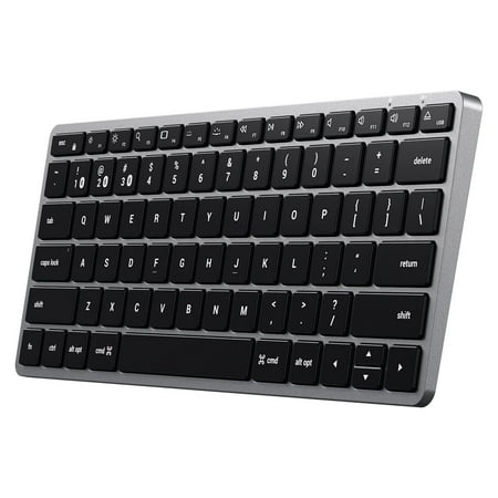 Satechi - Slim X1 TKL 60% Bluetooth Scissor Keyboard with Backlit Keys - Space Gray